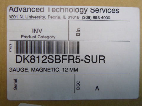 Magnescale DK812SBFR5 12mm Straight Digital Probe w/flange mount