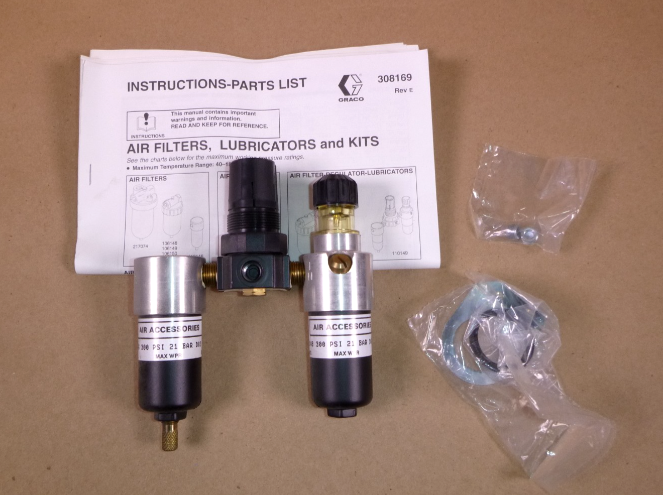 110149 GRACO – Air Line Filter / Regulator / Lubricator (Less Pressure Gauge) | Industrial MRO Replacement Parts, Manufacturing Machine Parts &amp; Components, Heavy Equipment Parts Supplier