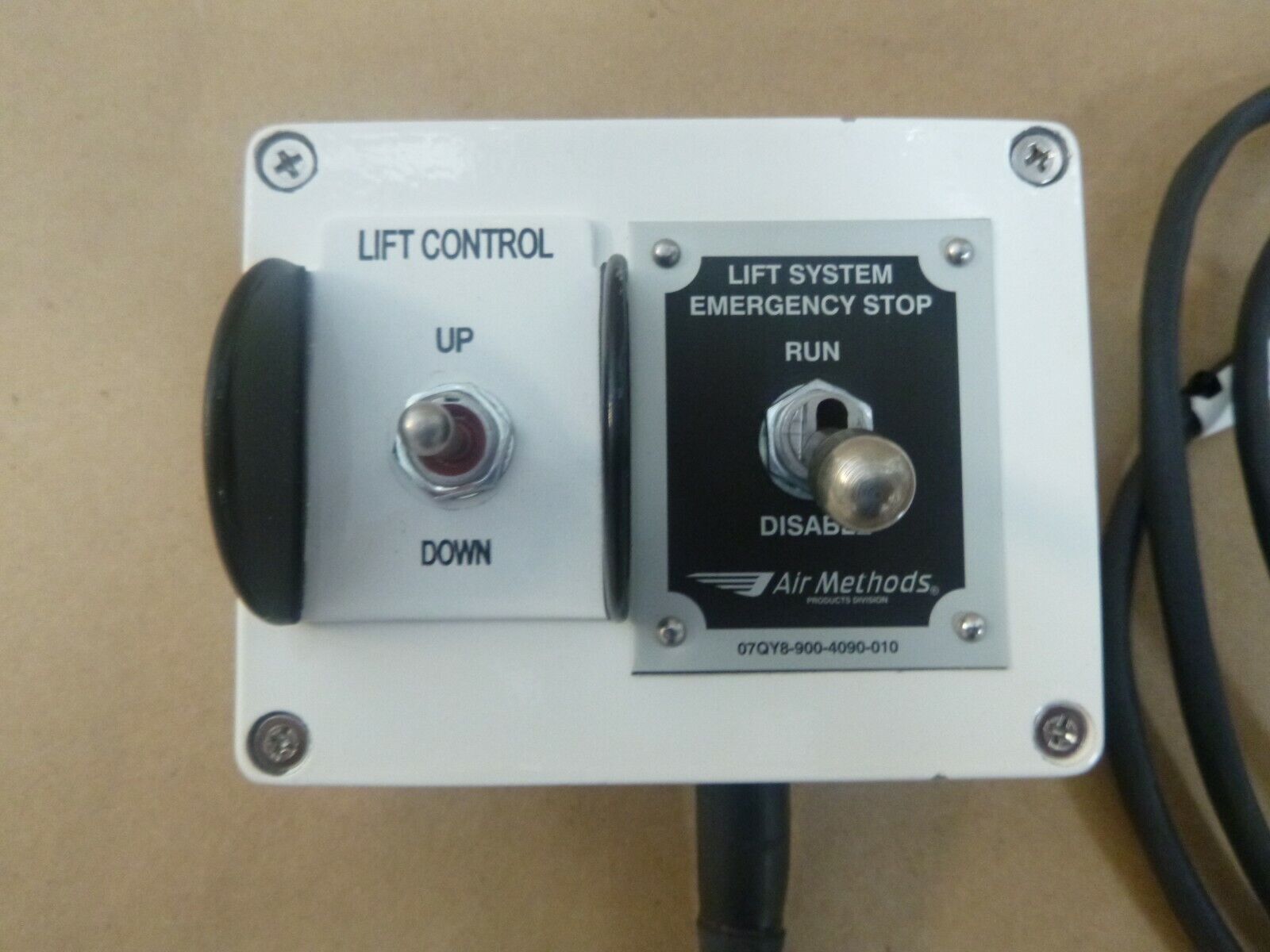 USGI Air Methods Medical Evacuation Litter System Control Panel 608-5002-001 | Electrical MRO Replacement Parts &amp; Components and Commercial Electrical Supplies Company