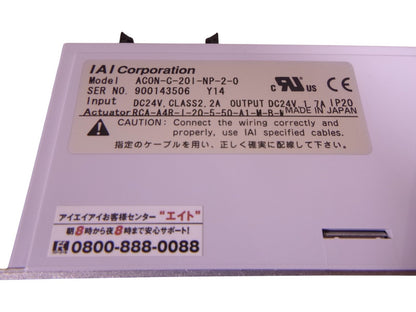IAI Corp ACON-C-20I-NP-2-0 Position Controller 24VDC 2A