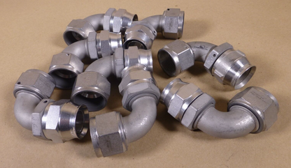 (8x) MS27065-16C Tube To Hose Elbow 90 Degrees, 4730-00-052-9519 | Industrial Replacement Nuts &amp; Bolts Distributor and Machinery Screws &amp; Fasteners Supply