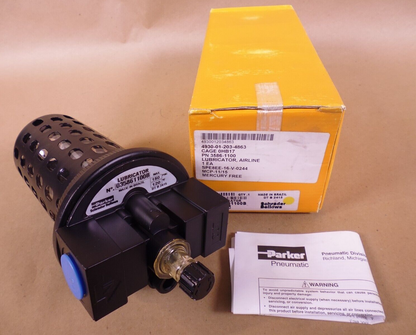 Shrader Bellows 3586-1100 Pneumatic Lubricator 035861100B , 3/4" NPT Port 150PSI | Industrial MRO Replacement Parts, Manufacturing Machine Parts &amp; Components, Heavy Equipment Parts Supplier
