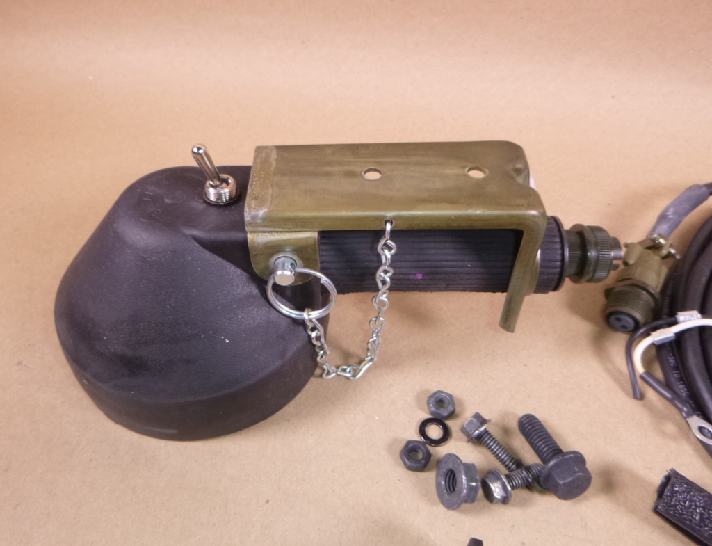 USGI M998 FMTV JW Speaker Handheld or Mounted LED Spot Work Light Extension Cord , 4415482 | Genuine FMTV Replacement Parts, LMTV Parts For Sale and Military Surplus Medium Tactical Vehicle Parts & Components