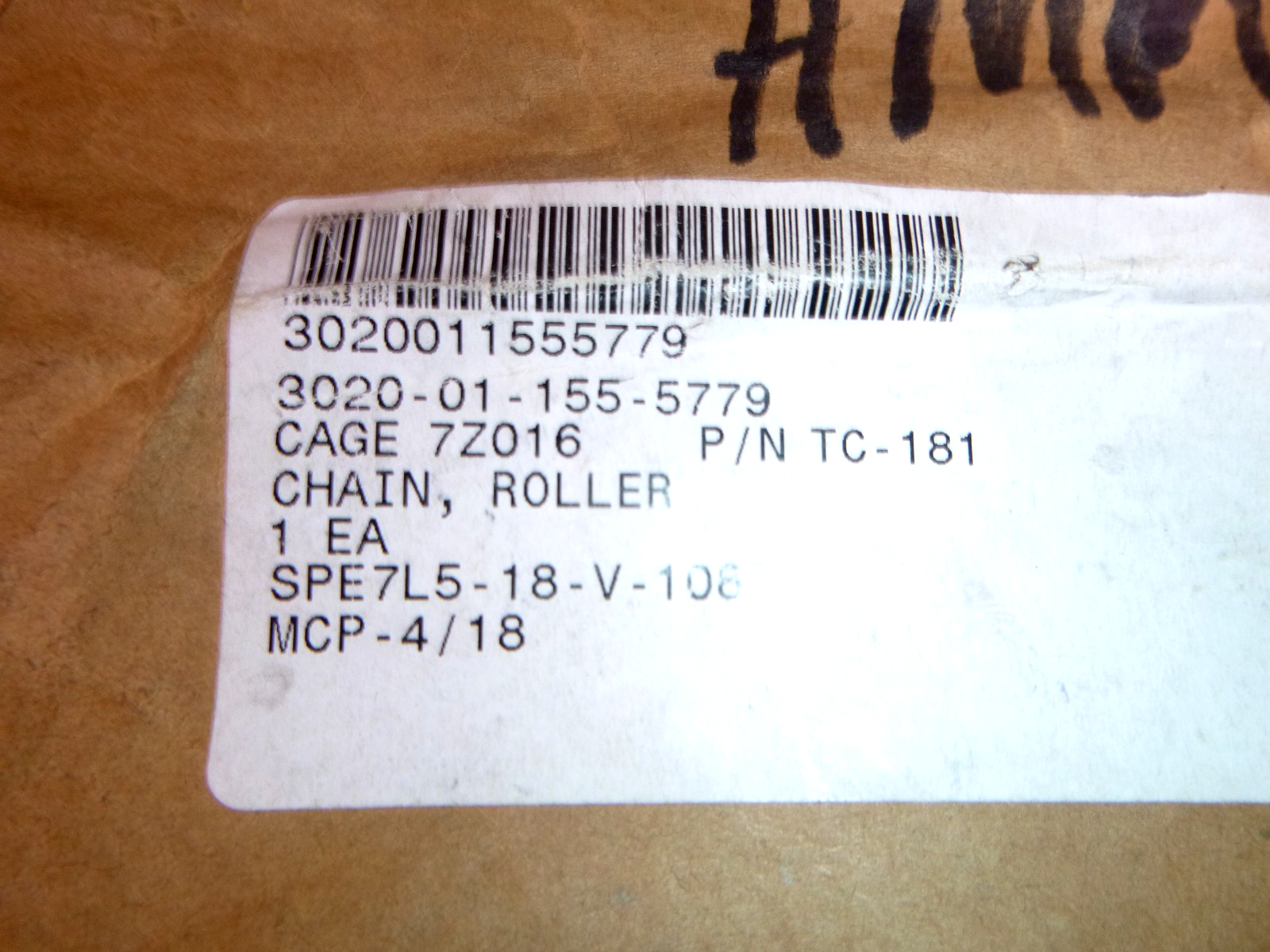 USGI M998 Humvee 6.5L 6.2L Timing Chain 14022647, 5740046, 3020-01-155-5779 | Genuine HMMWV Replacement Parts and Military Surplus Humvee Parts &amp; Accessories