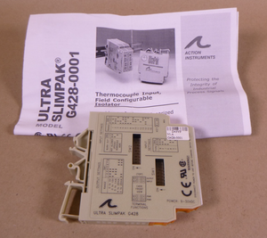 Action Instruments G428-0001 Ultra Slimpak T/C Input Field Configurable Isolator | Electrical MRO Replacement Parts & Components and Commercial Electrical Supplies Company
