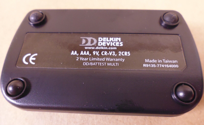 Delkin Devices DD/BATTEST MULTI RoHS AA/AAA 9V CR-V3 2CR5 Battery Power Tester | Industrial MRO Tools and Replacement Industrial Equipment Components