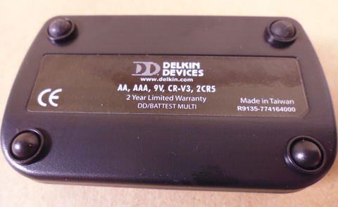 Delkin Devices DD/BATTEST MULTI RoHS AA/AAA 9V CR-V3 2CR5 Battery Power Tester