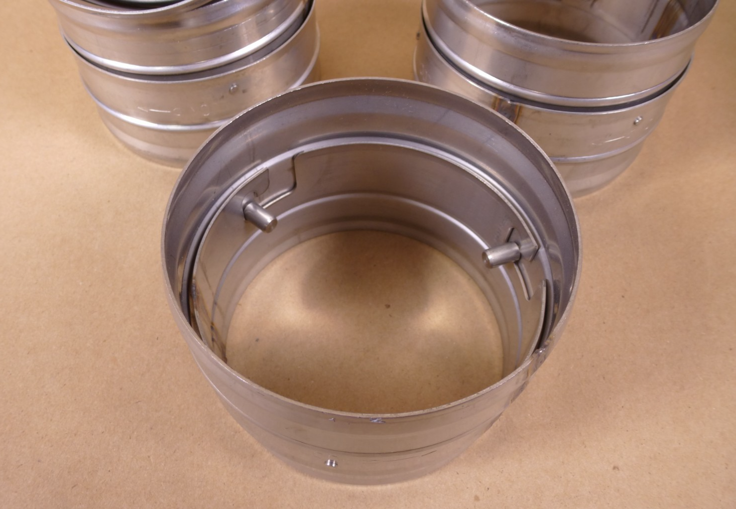 J-Lock Flexible Stainless Steel Duct Connector 4" Inch (Lot of 4) | Industrial MRO Replacement Parts, Manufacturing Machine Parts &amp; Components, Heavy Equipment Parts Supplier