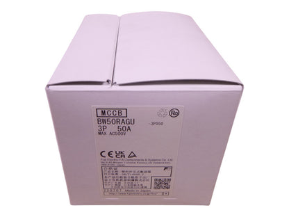 FUJI Electric BW50RAGU-3P050 Circuit Breaker 3P, 50A , 500VAC , 50/60Hz | Electrical MRO Replacement Parts &amp; Components and Commercial Electrical Supplies Company