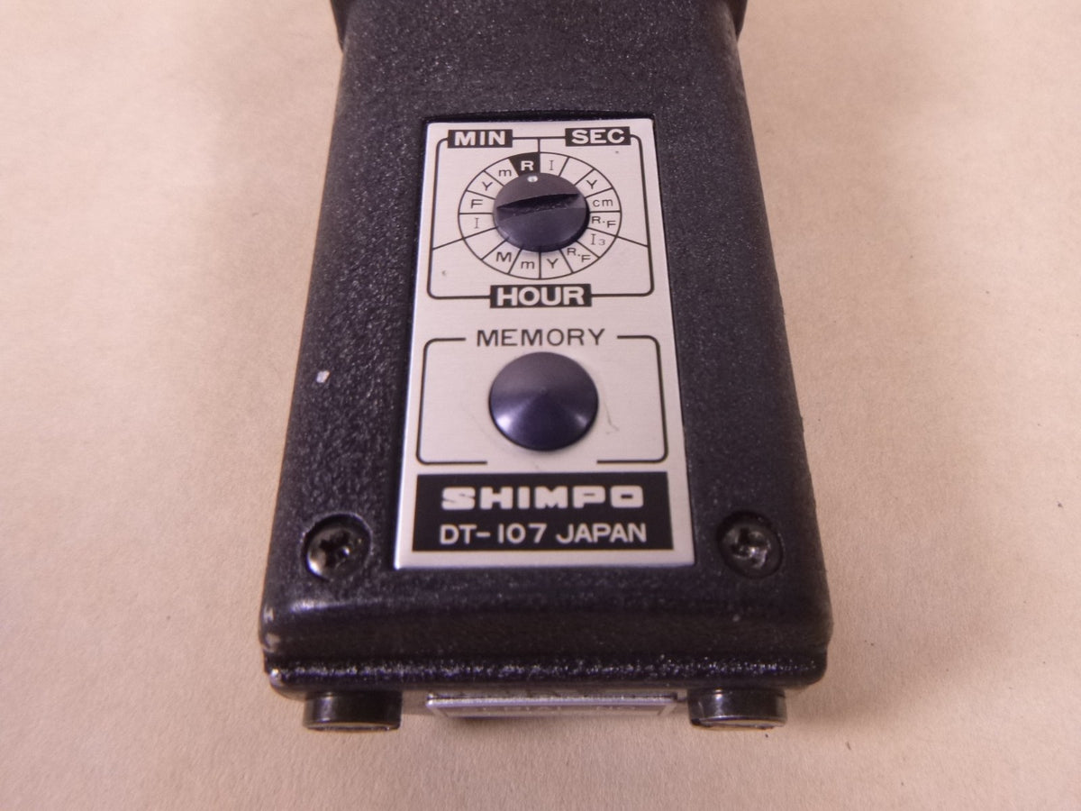 USED Shimpo DT-107 Handheld Digital Tachometer With Case | Industrial MRO Tools and Replacement Industrial Equipment Components