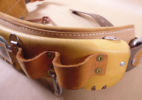 Klein Tools Inc. 1992 Belt 5249N22 Leather Lineman Climbing 550MM Vintage USA