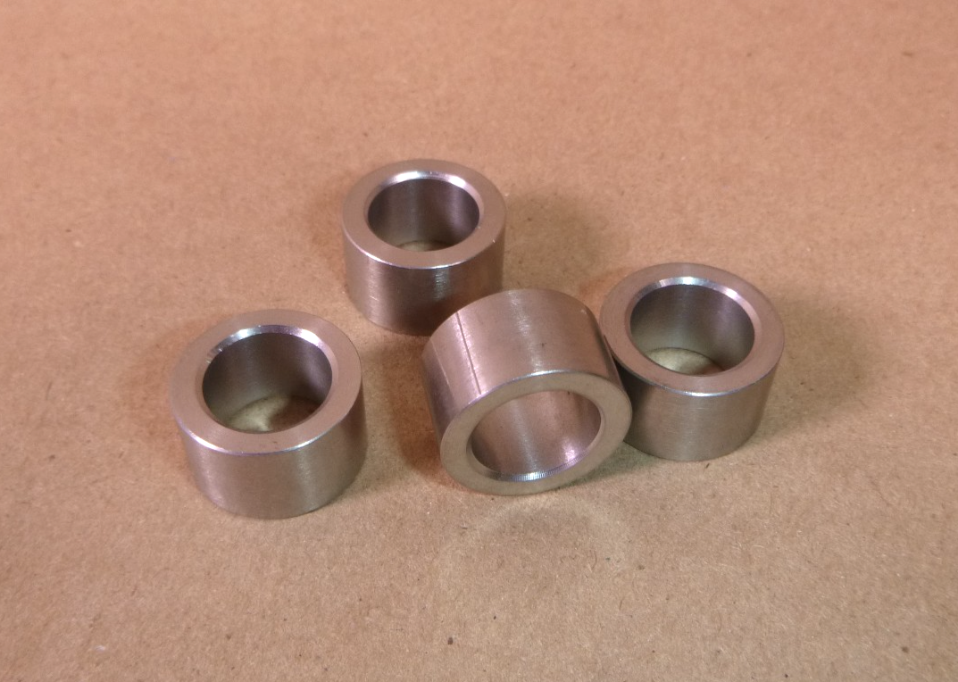 1/2" id x 3/4" od x 7/16" Tall Stainless Steel Standoff Spacer Bushing (4 Pcs) | Industrial Replacement Nuts &amp; Bolts Distributor and Machinery Screws &amp; Fasteners Supply