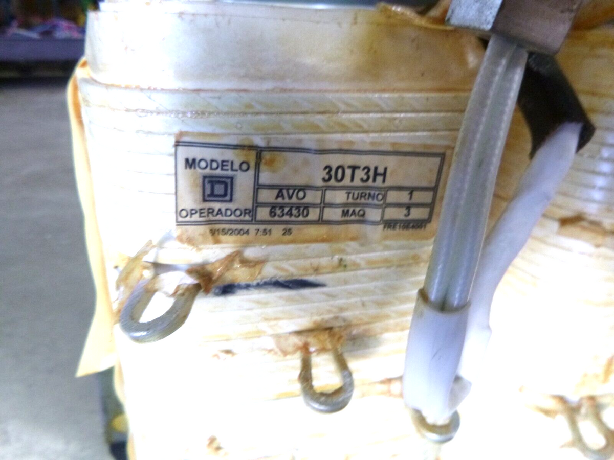 Square D Transformer 30T3H Open Type 30kVA, 3 Phase, 480V Delta Pri 208Y/120 Sec