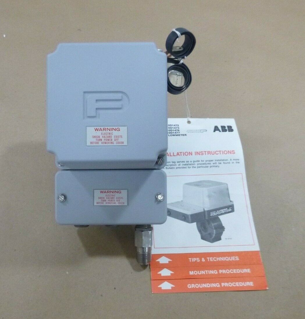 ABB Fischer Porter 10D1475 Mini-Mag Electro-Magnetic Flowmeter 1.073GPM, 740MPA | Industrial MRO Replacement Parts, Manufacturing Machine Parts &amp; Components, Heavy Equipment Parts Supplier