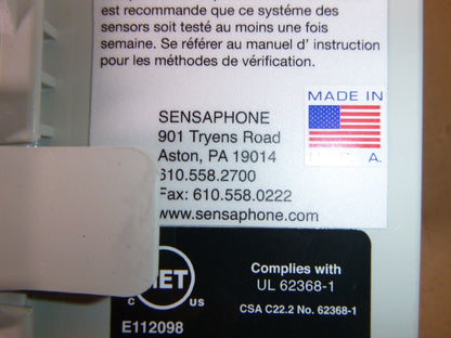 Sensaphone 1400 Remote Monitoring System W/ Enclosure | Industrial MRO Replacement Parts, Manufacturing Machine Parts &amp; Components, Heavy Equipment Parts Supplier