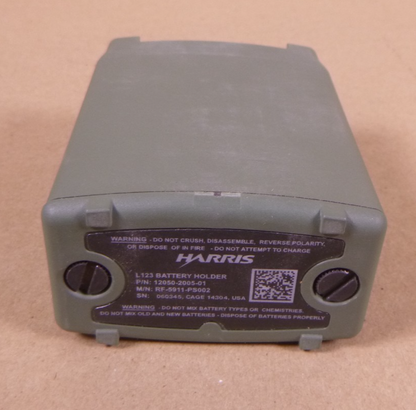 HARRIS MILITARY PRC-152 RADIO L123 BATTERY HOLDER RF-5911-PS002 12050-2005-01 | Electrical MRO Replacement Parts &amp; Components and Commercial Electrical Supplies Company
