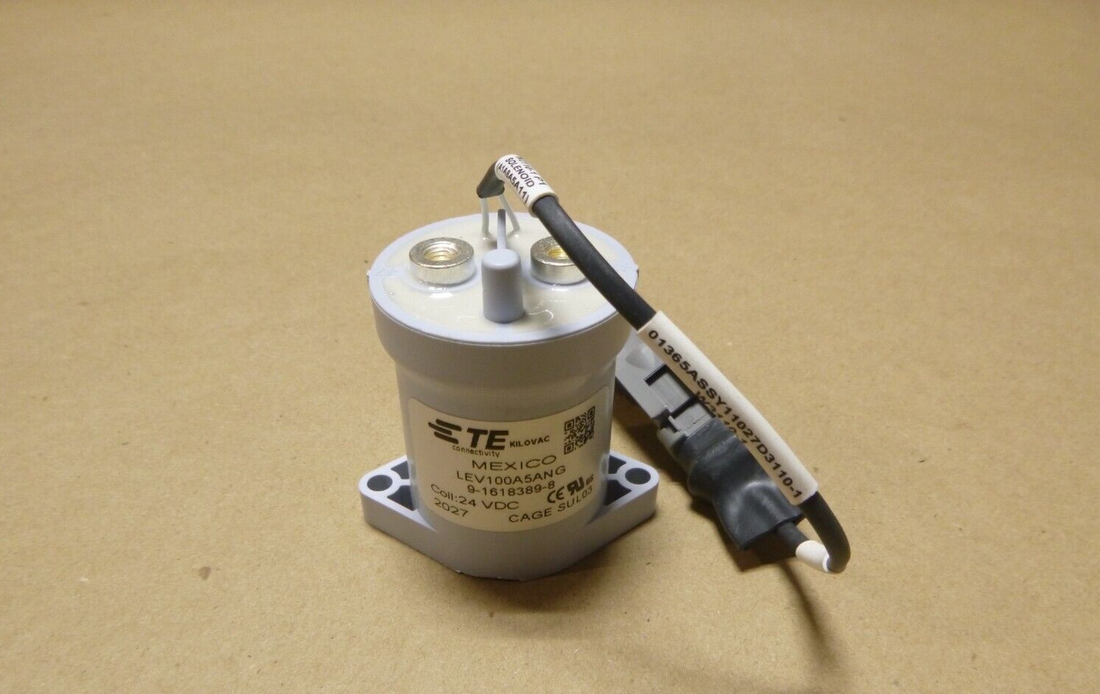 TYCO TE Connectivity 9-1618389-8 LEV100A5ANG Kilovac SPST-NO 24VDC 100A Relay | Electrical MRO Replacement Parts &amp; Components and Commercial Electrical Supplies Company