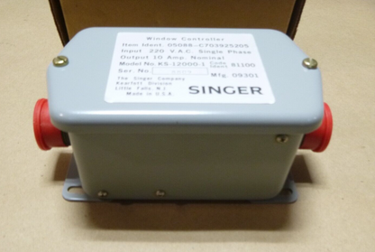 USGI Singer KS-12000-1 Heated Window Controller 220 Vac Single Phase 10 Amp | Electrical MRO Replacement Parts &amp; Components and Commercial Electrical Supplies Company