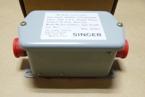 USGI Singer KS-12000-1 Heated Window Controller 220 Vac Single Phase 10 Amp