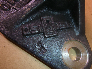 USGI Oshkosh M1070 HET Shock Absorber Bracket 1316190W, 2590-01-159-4403