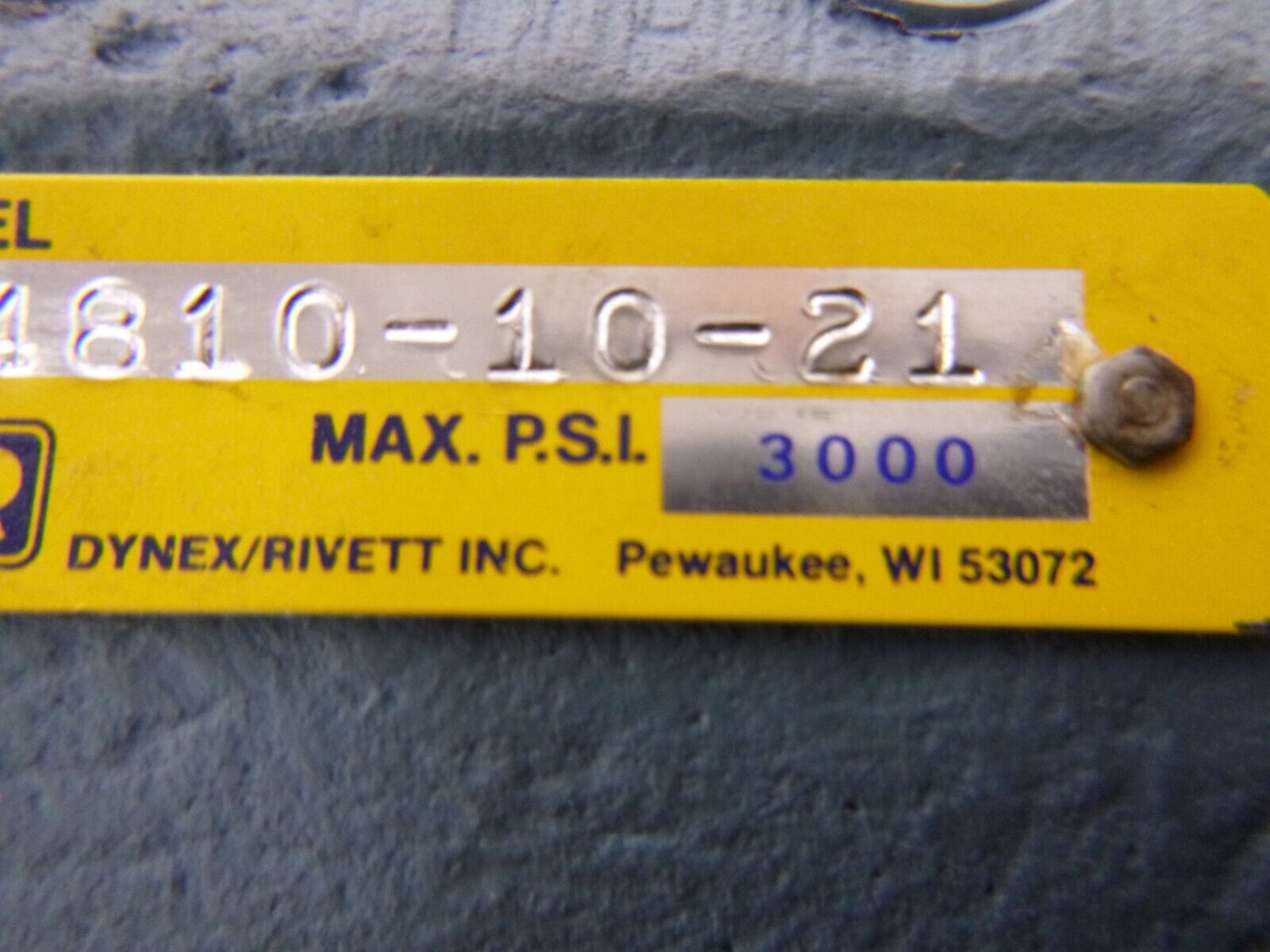 Dynex Rivett Directional Control Valve 1.50IPS 3000 Psi Two Way P4810-10-21 | Industrial MRO Replacement Parts, Manufacturing Machine Parts &amp; Components, Heavy Equipment Parts Supplier