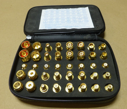L-COM BAK400 Premium Coaxial Adapter Kit , 40Pcs. , 192 Combinations | Industrial MRO Tools and Replacement Industrial Equipment Components