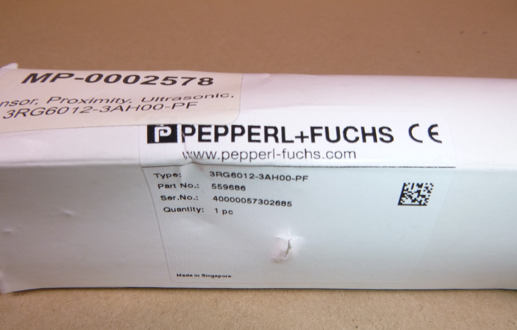Pepperl+Fuchs 3RG6012-3AH00-PF Ultrasonic Proximity Sensor 559686 (60-300mm)