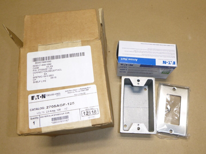 Eaton Crouse-Hinds 2705AGF-125 Series Pauluhn 27R Receptacle 15/20 Amp 120 Volt | Electrical MRO Replacement Parts &amp; Components and Commercial Electrical Supplies Company