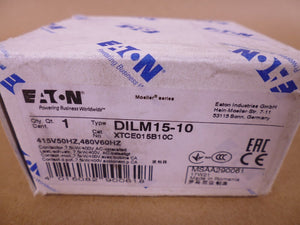 EATON DILM15-10 XTCE015B10C XT IEC Contactor , 415/480V 50/60HZ , Moeller Series