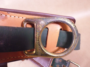 Buckingham Leather Pole Climbing Lineman Safety Belt Size 42 , 2951