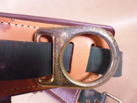 Buckingham Leather Pole Climbing Lineman Safety Belt Size 42 , 2951