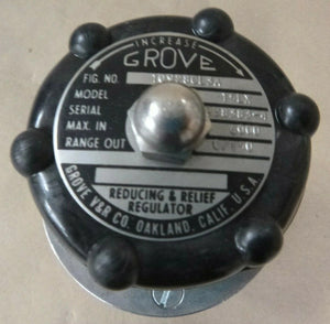 GROVE 15LX REDUCING & RELIEF REGULATOR - 6000 PSI - 0/150 RANGE OUT - 3/8" MS | Industrial MRO Replacement Parts, Manufacturing Machine Parts & Components, Heavy Equipment Parts Supplier