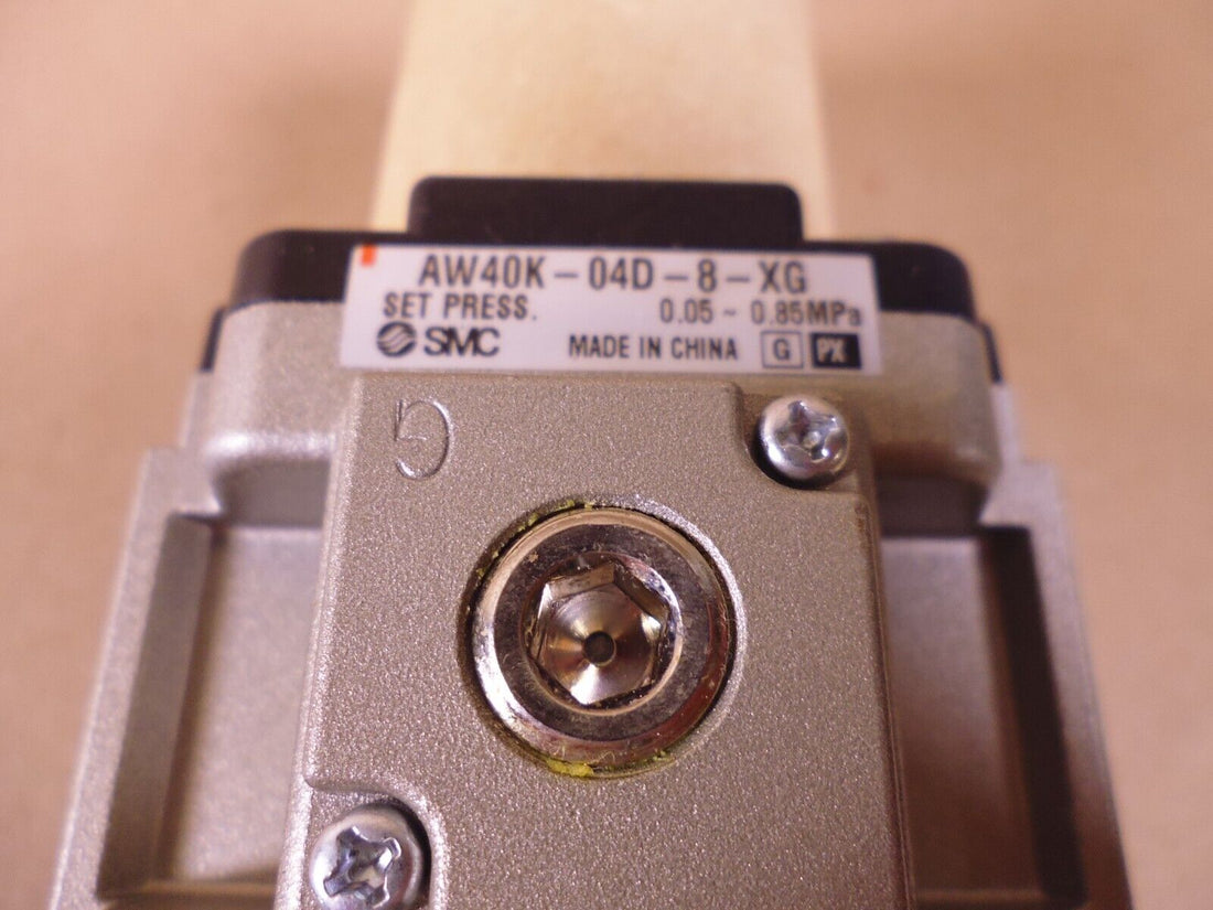 SMC AW40K-04D-8-XG Pneumatic Filter Regulator AW Mass Pro 1/2" Port Size | Industrial MRO Replacement Parts, Manufacturing Machine Parts &amp; Components, Heavy Equipment Parts Supplier