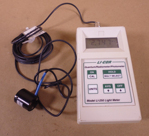 LI-COR LI-250 Light Meter Radiometer/Photometer W/ Quantum