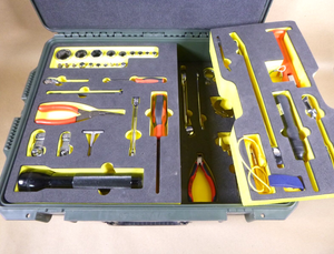USGI Rare Military 44 Pc. Tool Kit W/ Snap-On, Specialty Tools & Storage Case