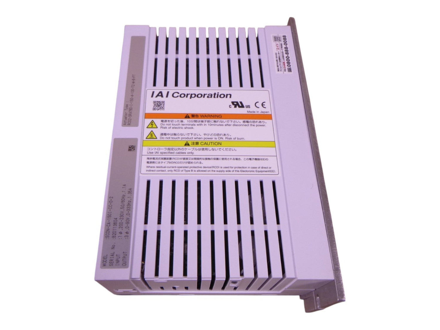 IAI SCON-CA-150I-CC-0-2 Servo Controller RCS2-SRA7BD-I-150-4-100-T2-M-B-FT | Electrical MRO Replacement Parts &amp; Components and Commercial Electrical Supplies Company