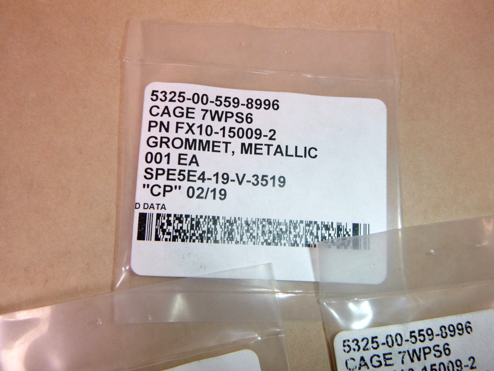 21x USGI Grommet, Alloy Steel FX10-15009-2, 5325-00-559-8996