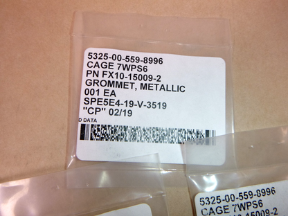 21x USGI Grommet, Alloy Steel FX10-15009-2, 5325-00-559-8996
