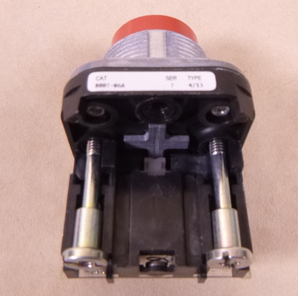 (2x) ALLEN BRADLEY 800T-B6A Pushbutton Extended Head Red 800T 30mm , Ser T | Electrical MRO Replacement Parts &amp; Components and Commercial Electrical Supplies Company