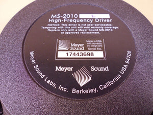 Meyer Sound MS-2010L 4-inch High-Frequency Diaphragm Driver , 40.071.253.02