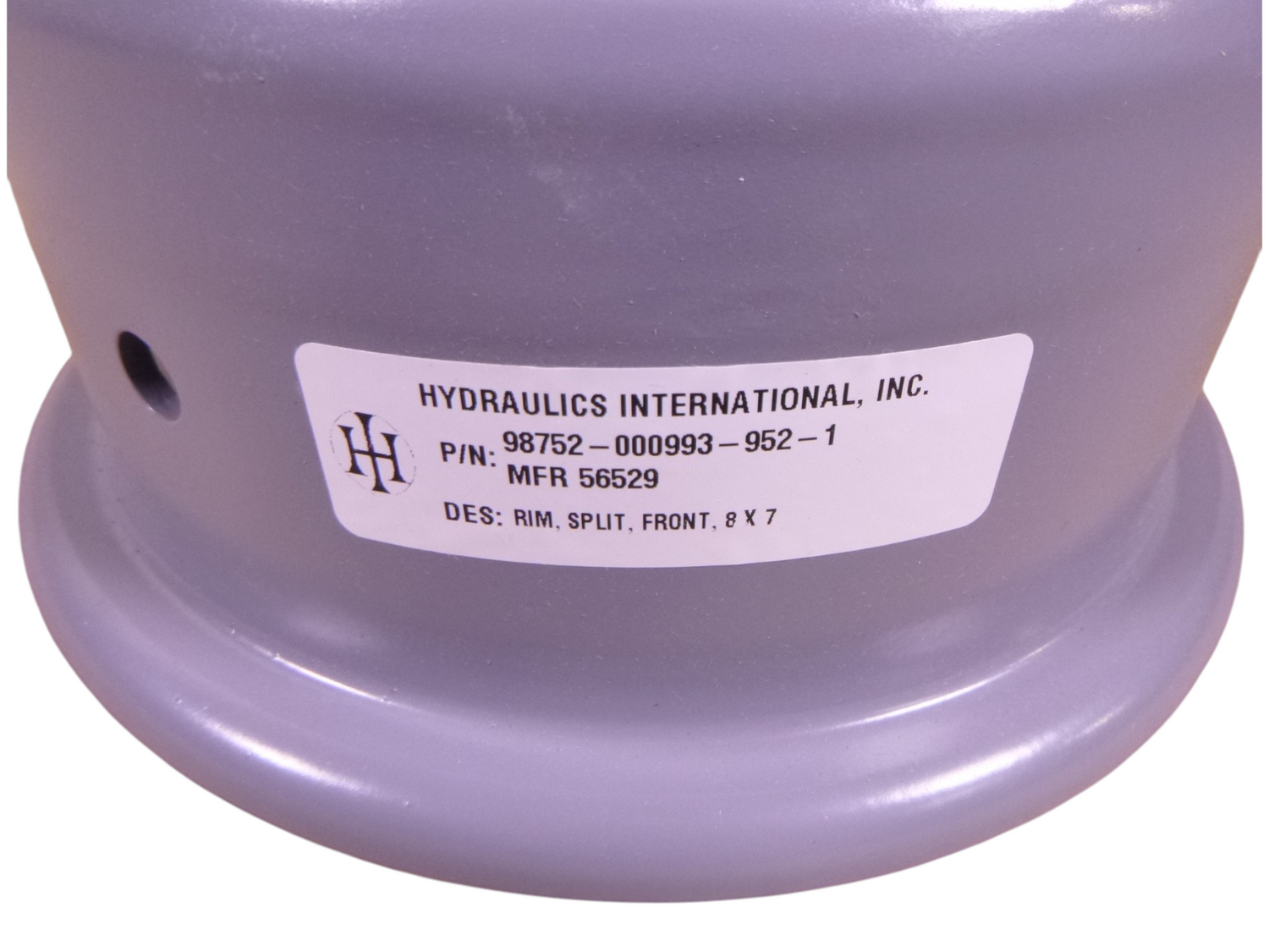 (2x) Hydraulics International 000993-952-1 8x7 Front Split Rim 2530-00-946-3165