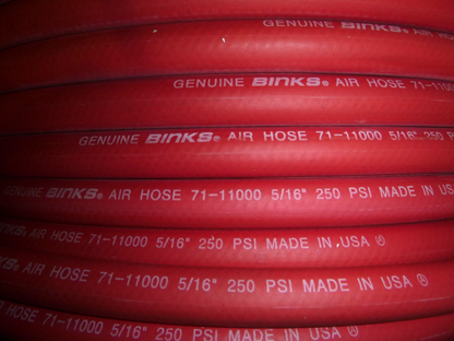 Binks Premium Spray Finishing Air Hose 5/16" ID x 5/8" OD 500 Foot Spool 250 Psi | Industrial MRO Replacement Parts, Manufacturing Machine Parts &amp; Components, Heavy Equipment Parts Supplier