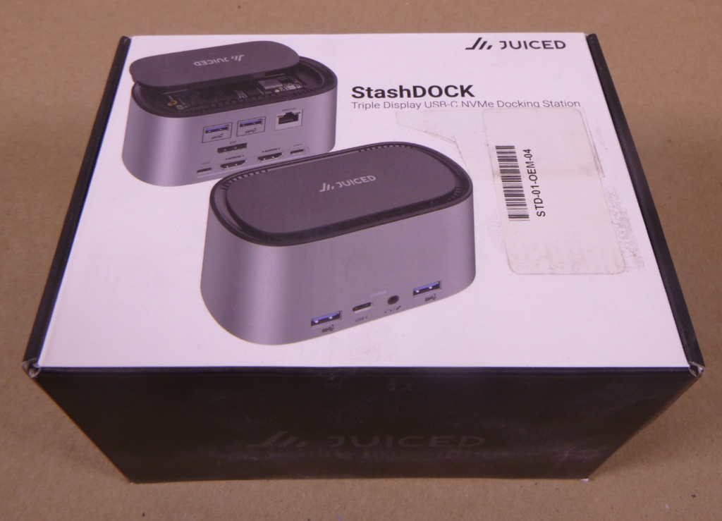 Juiced StashDOCK - USB-C Triple Display NVMe Docking Station HDMI USB 3.0 | Electrical MRO Replacement Parts & Components and Commercial Electrical Supplies Company