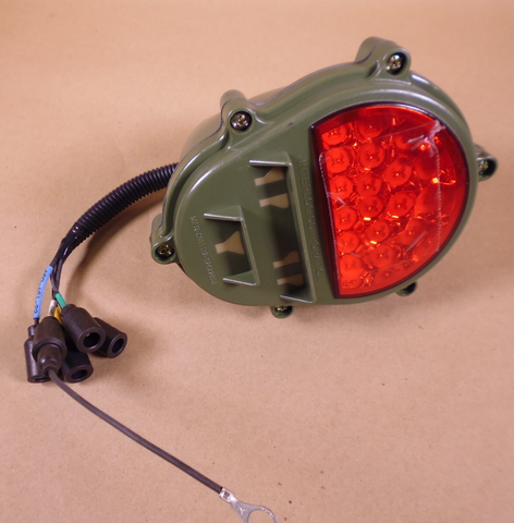 HMMWV M998 FMTV Interlog 12422958 Rear Tail Light LED Green , 6220-01-482-6105 | Genuine FMTV Replacement Parts, LMTV Parts For Sale and Military Surplus Medium Tactical Vehicle Parts & Components