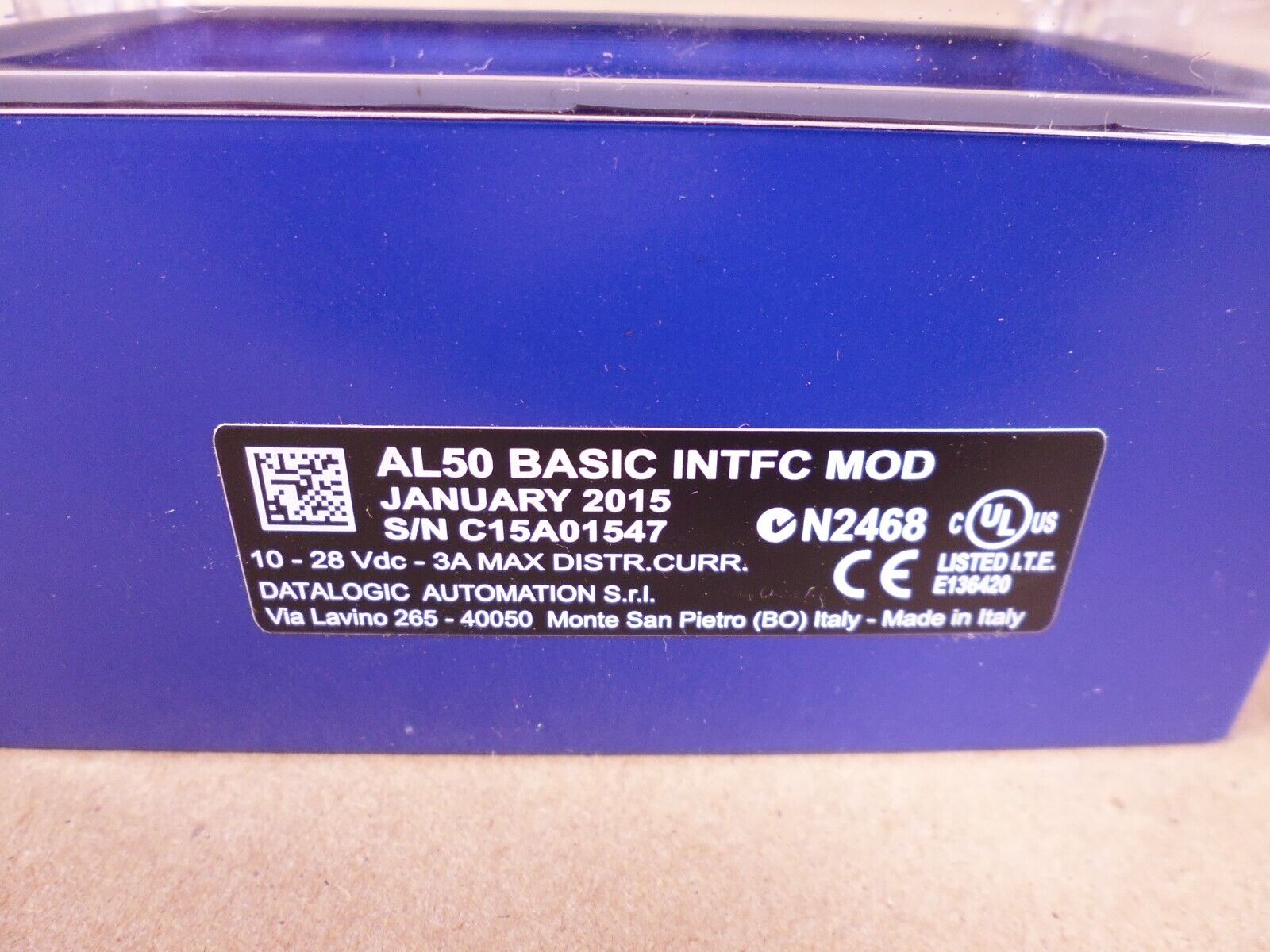 0111631001 Datalogic AL50, basic interface module , For AccuLazr AL5010 Scanner | Industrial MRO Replacement Parts, Manufacturing Machine Parts &amp; Components, Heavy Equipment Parts Supplier