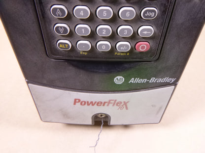 Allen Bradley 20AD3P4A3AYNNRC0 PowerFlex 70 Drive 2HP / 1.5HP 3Phase
