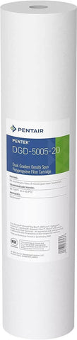 (6 Pack) Pentair Pentek DGD-5005-20 Big Blue Water Filter, 20-Inch  , 155358-43