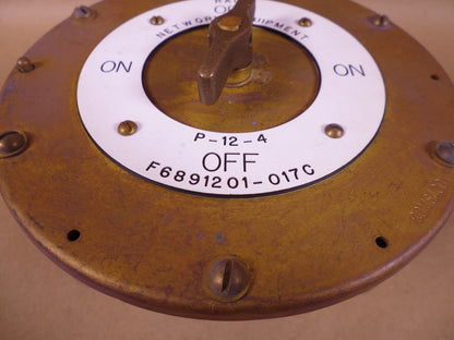 Naval Sea Marine F6891201-017C On/Off Switch Rack Network Equipment P-12-4 *UNTESTED* | Electrical MRO Replacement Parts &amp; Components and Commercial Electrical Supplies Company