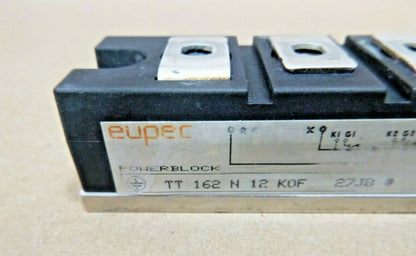 Eupec TT162N12K0F Powerblock Module - Phase Control Thyristor Module | Industrial MRO Replacement Parts, Manufacturing Machine Parts &amp; Components, Heavy Equipment Parts Supplier