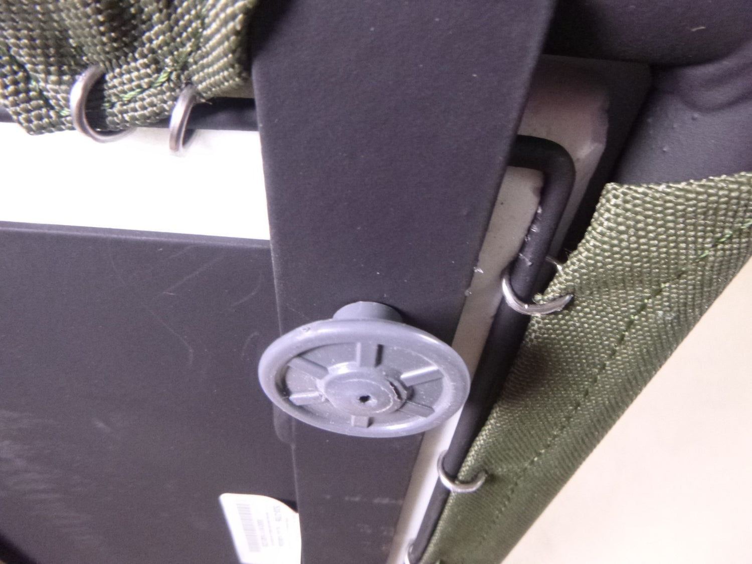 7530-3705 M998 Humvee Green High Back Drivers Seat 12446712-3, 2540-01-436-4175